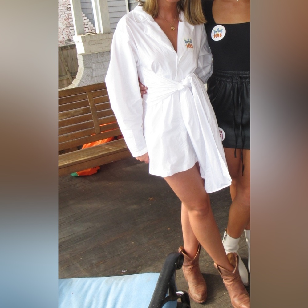 L’academie The Draya Mini Dress in White